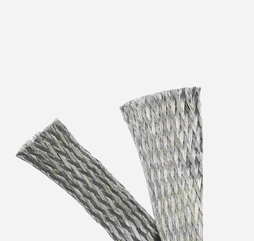 Еластична обплетка Techflex з луженого міді 15.88 мм, 1 м для екранування ЕМІ і РЧ-перешкод