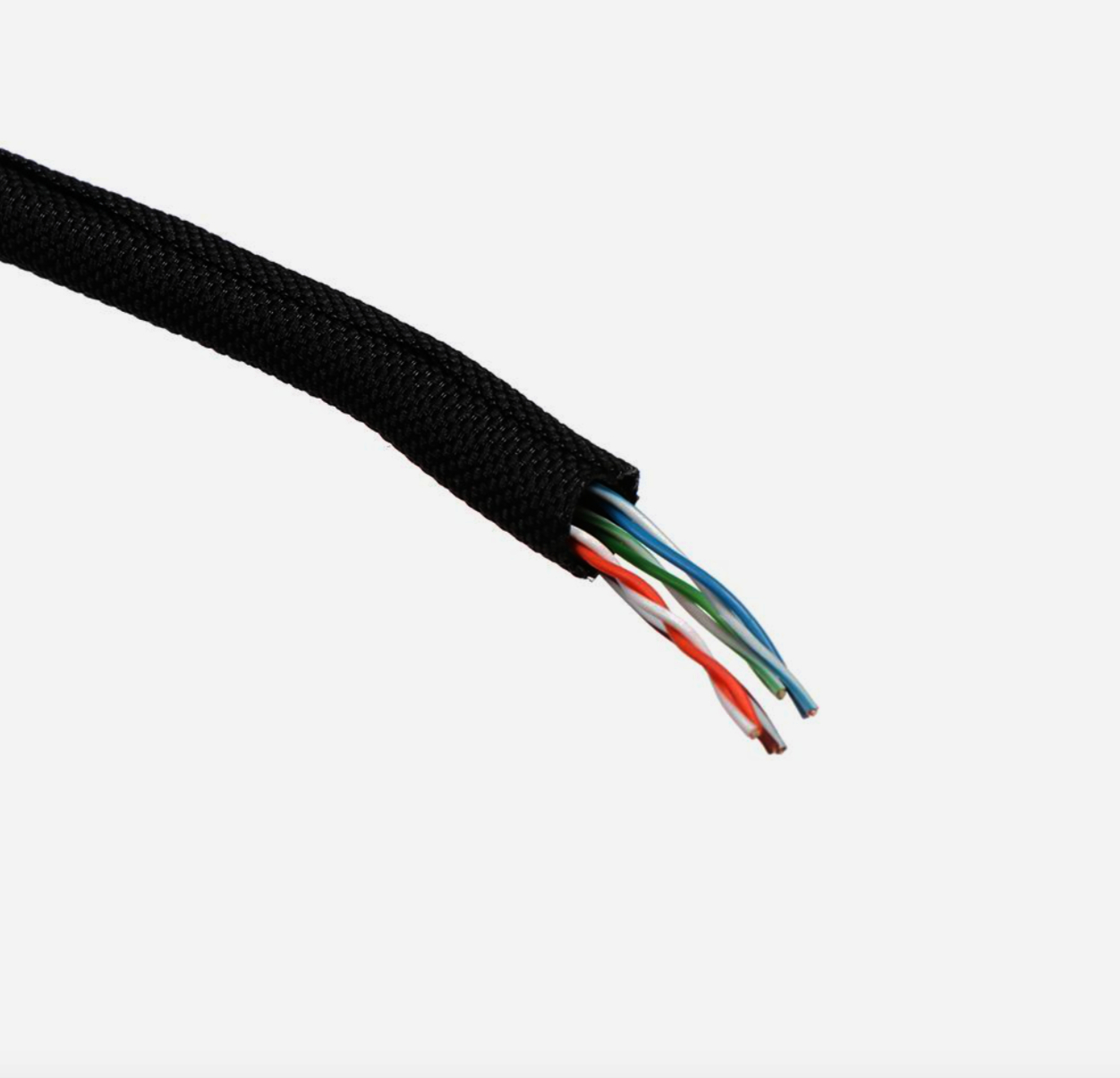 Оплетка JDD 1 м для кабелів і шлангів, самозакриваючася, max Ø 14 мм, чорна