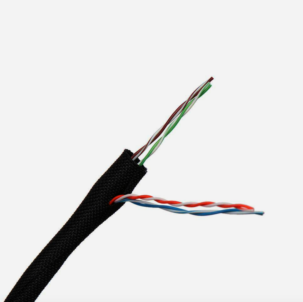 Оплетка JDD 1 м для кабелів і шлангів, самозакриваючася, max Ø 14 мм, чорна