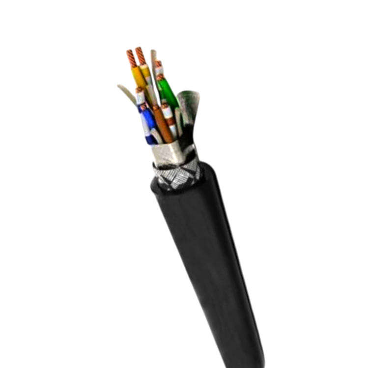 Еластичний патч-кабель 1м SF/UTP 5e OUTDOOR Solution чорний для внутрішнього і зовнішнього застосування