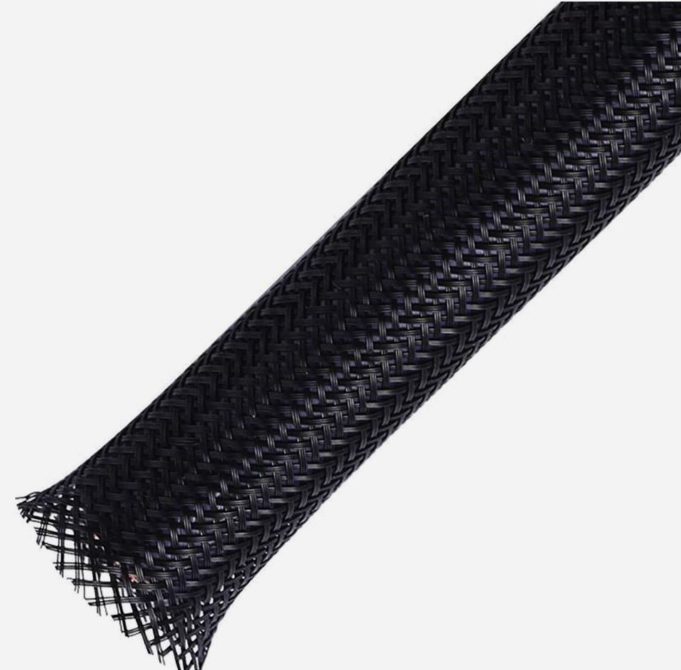 Еластична оплетка ColdCut для кабелів 18-28 мм, чорна, 1 м, поліестровий захист
