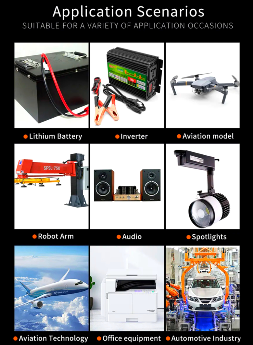 Силовий кабель Минзан SC-AWG14-RD червоний 400 жил 3.5 мм 55А гнучкий 1 м термостійкий силікон