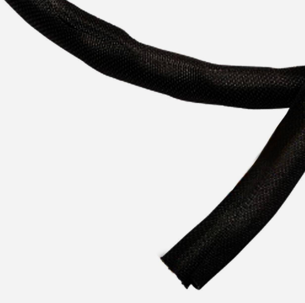 Оплётка JDD Tech 3.8 см, макс. Ø 40 мм, самозакриваючася, 1 м, чорна, захист кабеля SCW-038BK