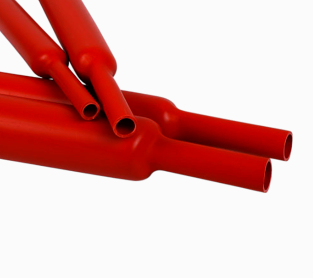 Термоусадка JDD Tech 2:1, червона, до 2 мм, 1 метр, для ізоляції та маркування проводу