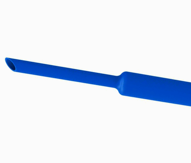 Термоусадка JDD Tech 2:1 синя, до 2 мм, довжина 1 м, захист від механічних пошкоджень