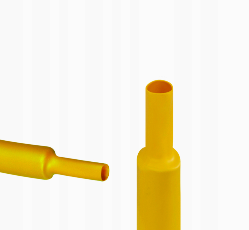 Термоусадка JDD Tech 3-1.5 мм жовта, поліетиленова трубка для електромонтажу, від 1 метра