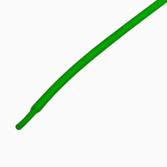 JDD Tech термоусадка 2:1 зелена 3 мм до 1.5 мм (по метрах), термостійка ізоляція JDD-3-GN