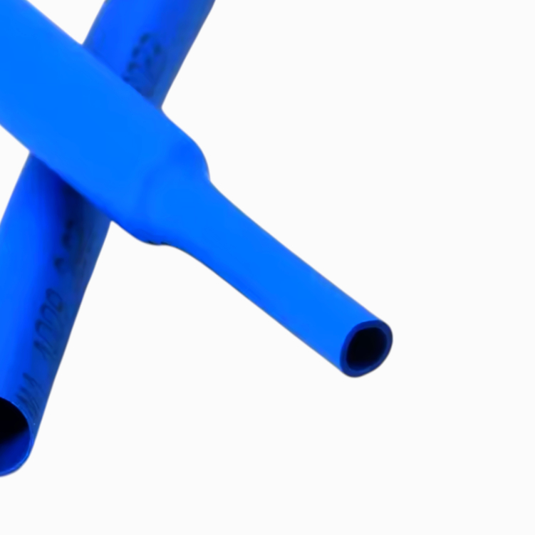 термоусадочна трубка JDD Tech 2:1 синя 5 мм (1 м) з поліетилену для жгутів проводів