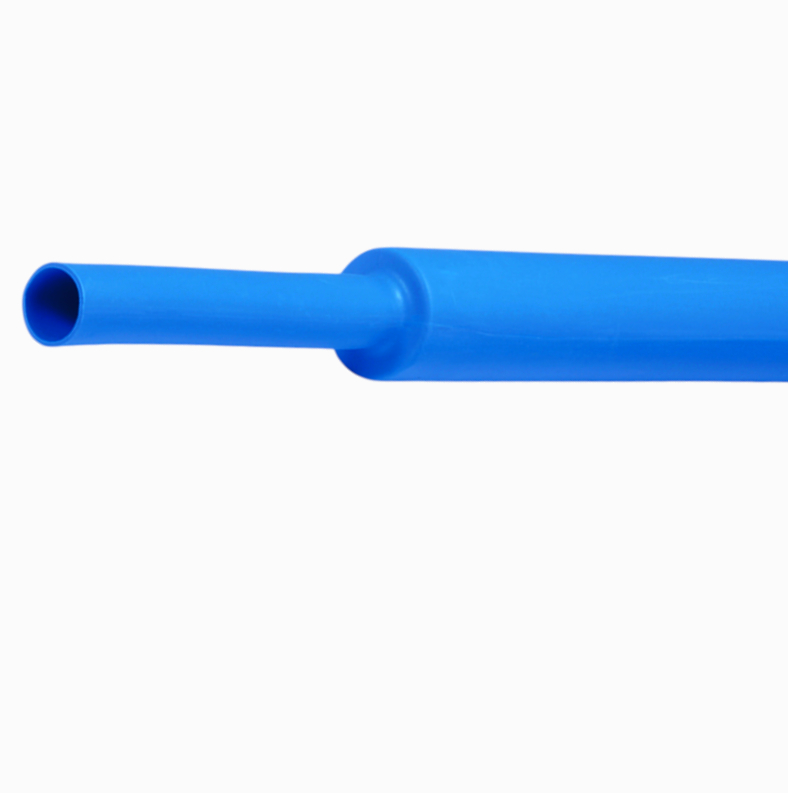 термоусадочна трубка JDD Tech 2:1 синя 5 мм (1 м) з поліетилену для жгутів проводів