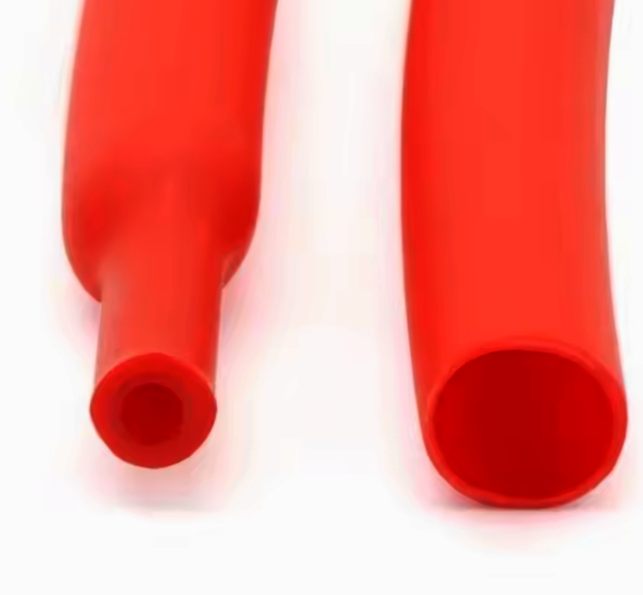 Термоусадка JDD Tech 2:1 червона Ø8 мм до Ø4 мм (1 метр) для захисту кабелів і контактів