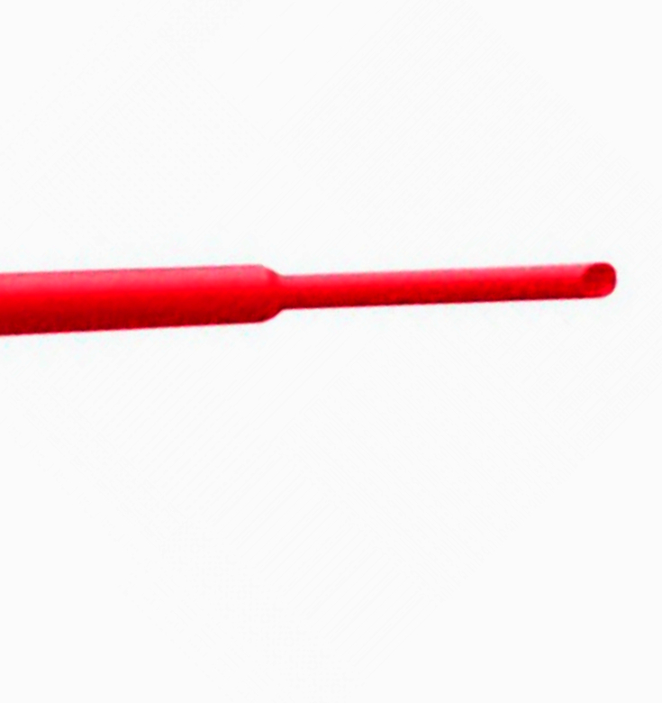 Термоусадка JDD Tech 2:1 червона Ø8 мм до Ø4 мм (1 метр) для захисту кабелів і контактів