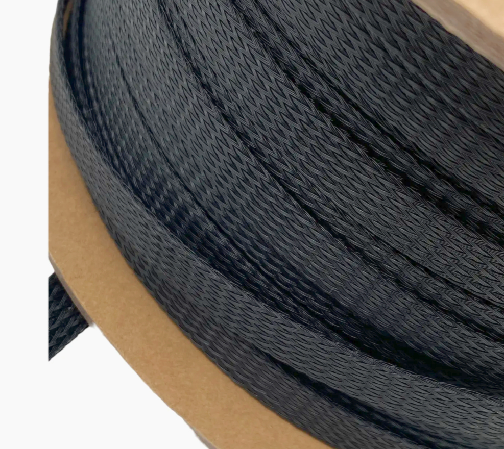 Еластична обплетка JDD Tech Ø64 мм, довжина 1 м, поліамід 6.6, розтяжка 45–105 мм