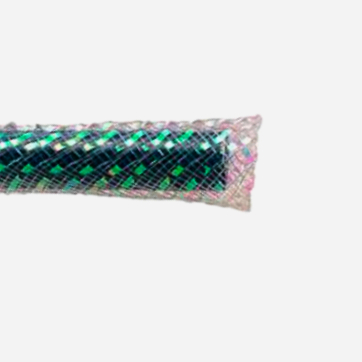 Еластична оплетка Techflex® MYE0.38PC 1 м PET Mylar 0.63 см для внутрішнього дизайну, високий блиск