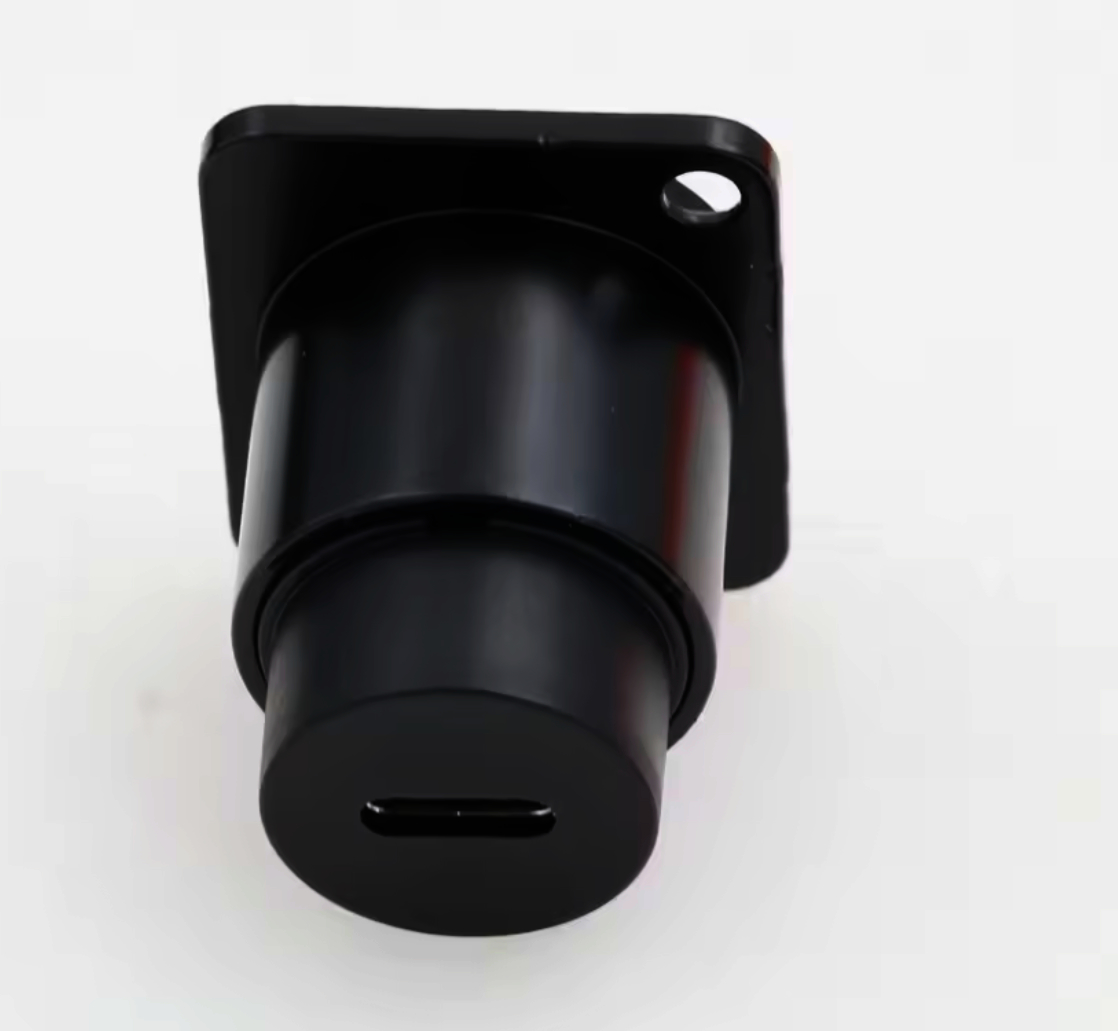 Адаптер I-Taki USB Type-C D-посадка B1018 чорний 1м, цинковий корпус, мати-мати