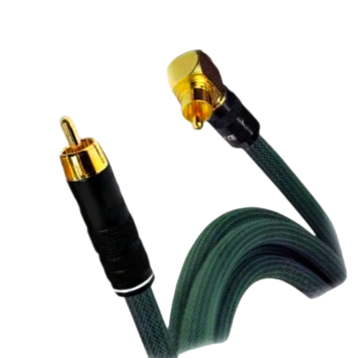 Акустичний кабель REFERENCE RCA-RCA кутовий 10 м для сабвуфера і радіомікрофонів