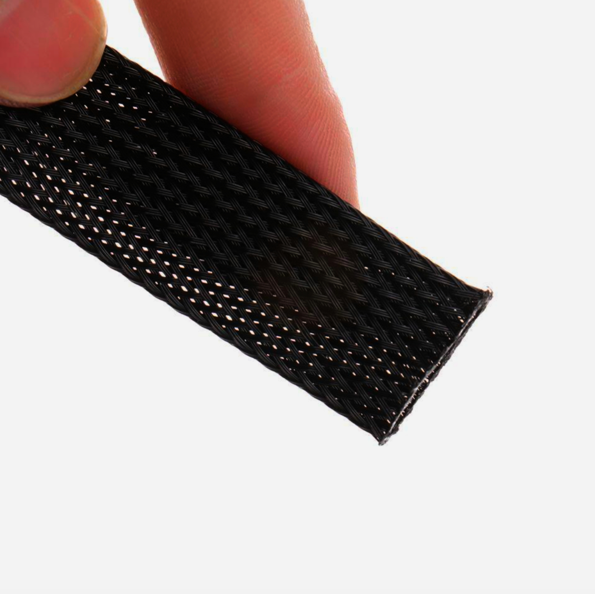 Кабельна оплетка Techflex FLEXO PET 1.9 см, чорна, растяжка 12.7-27.9 мм, 1 м