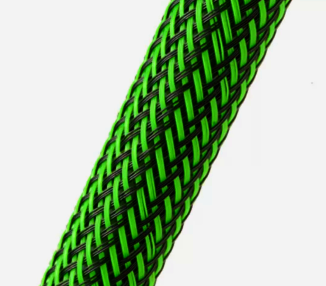 Кабельна оплетка TECHFLEX PET 1.27 см, розтяжка 6.3-19.0 мм, 1 м, ізоляція кабелів