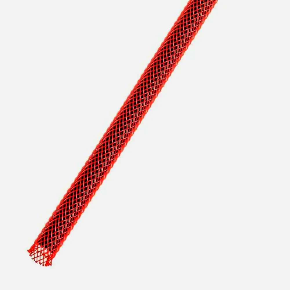 Кабельна оплетка TECHFLEX 0.32 см, 1 м, червона, растяжка 2.3-6.3 мм, захист проводів