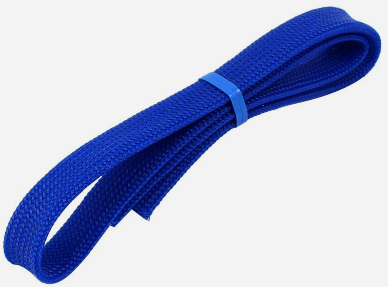 ColdCut оплетка кругла 6 мм, синя, 1 м, діапазон розтяжки 3-8 мм, захищає кабелі