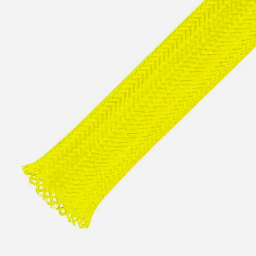 оплётка JDD Tech 1 м растяжка 7-12 мм жовта ColdCut для захисту кабеля