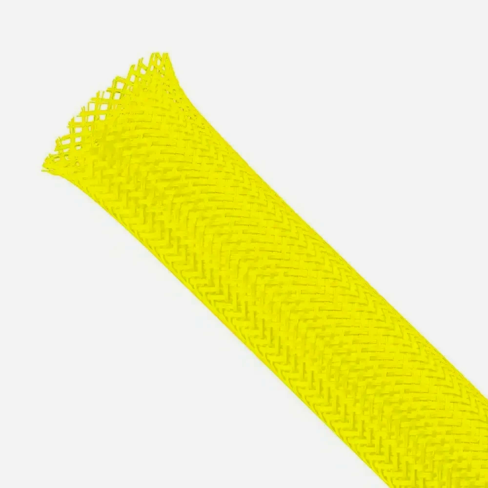 оплётка JDD Tech 1 м растяжка 7-12 мм жовта ColdCut для захисту кабеля