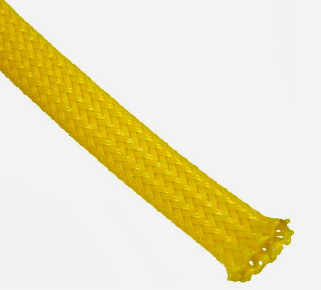оплётка JDD Tech 1 м растяжка 7-12 мм жовта ColdCut для захисту кабеля