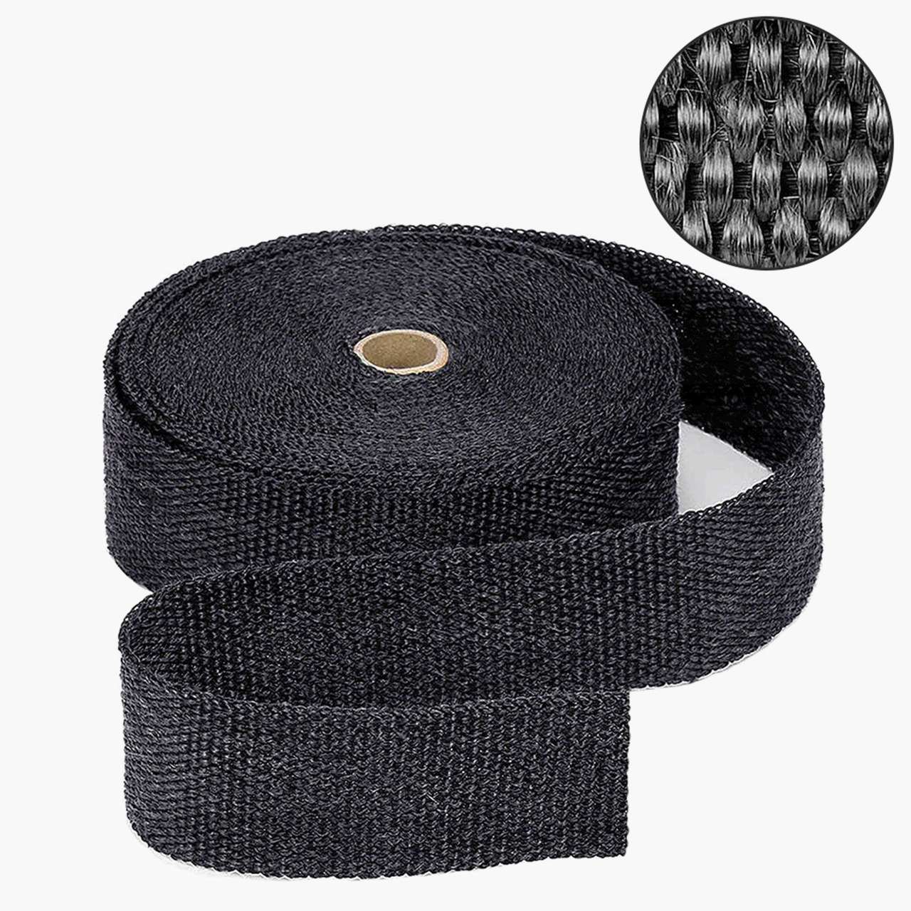 Термооплетка 1м Volcano WRAP із базальтового волокна чорна 50.8 мм до +700°C Techflex