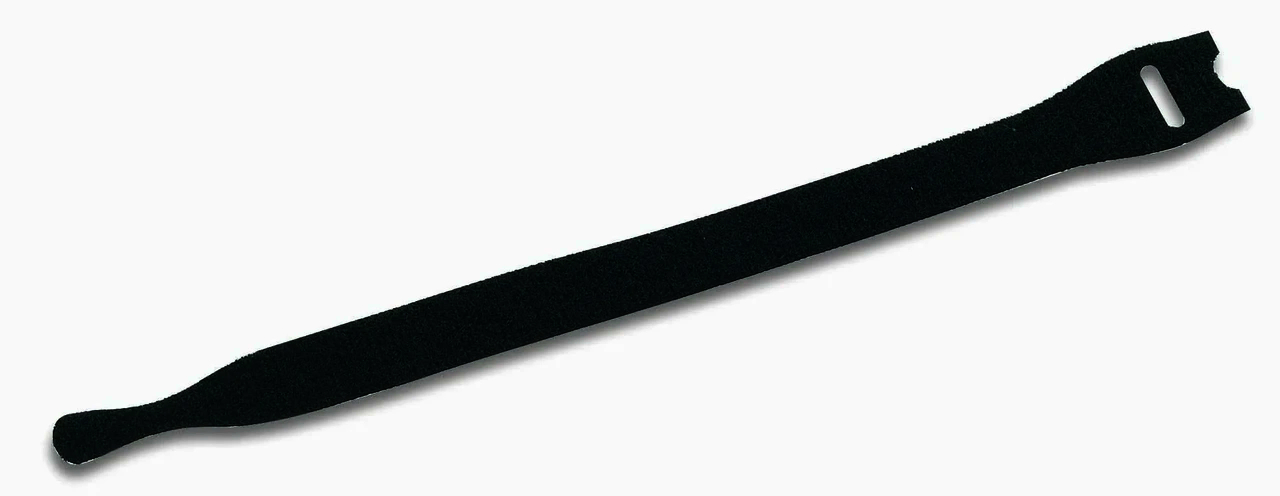Хомут Techflex 203 мм, універсальний фіксатор проводів і кабелів, багаторазовий, VST8,00BK