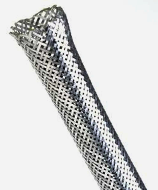 Оплетка JDD TECH MCR-012 12 мм, імітація металу, гнучка розтяжка 10–16 мм, 1 м