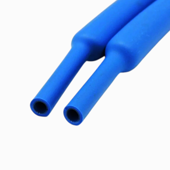 Термосадочні трубки JDD Tech 2:1, 1м, сині, ізоляція проводів, вогнестійкі, оригінал