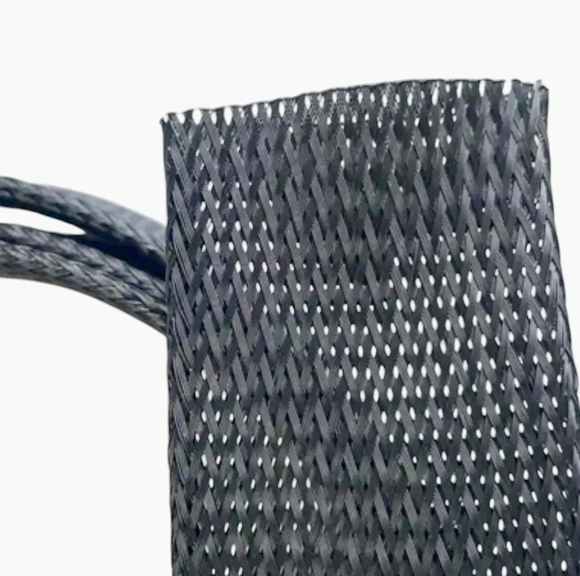 Оплётка Techflex PET 25.4 мм чорна 1 м, гнучка розтяжка 15.9-41.3 мм для проводів, оригінал