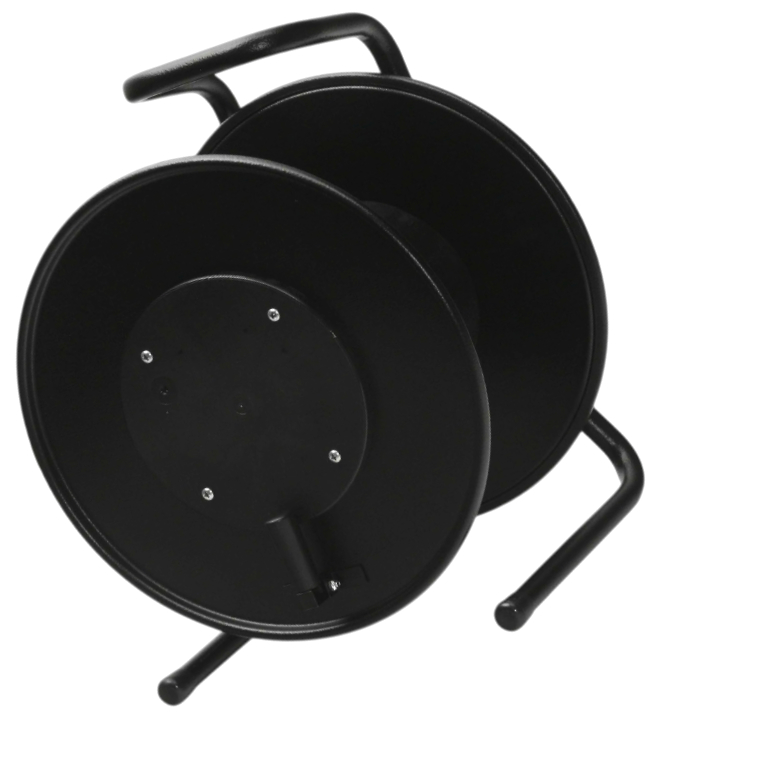 Катушка Schill Ø 300 мм для кабеля з держателем і барабаном Ø 178 мм, метал чорний, 1 шт.