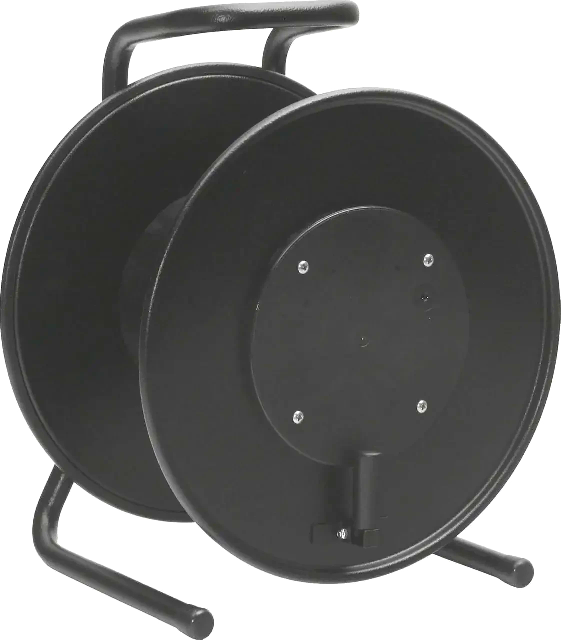 Катушка Schill Ø 300 мм для кабеля з держателем і барабаном Ø 178 мм, метал чорний, 1 шт.
