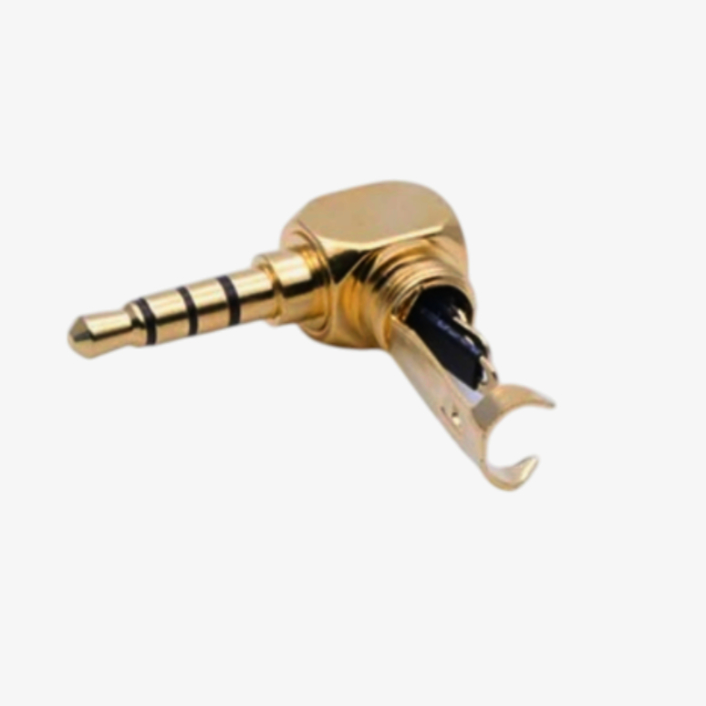 I-Taki P1015-Black кутовий Jack 3.5 мм стерео штекер для аудіоз'єднання Південна Корея