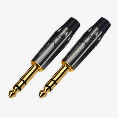 Стерео штекер Jack 3.5 мм I-Taki матовий темний нікель TC186-B для аудіопристроїв