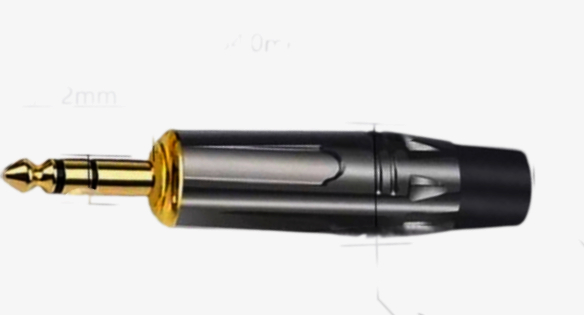I-Taki Jack 3.5 мм стерео штекер TC186-B чорний, матовий нікель, якісний аудіороз'єм