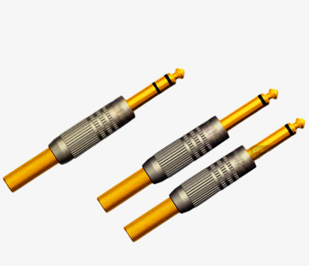 Преміум штекер Jack 3.5 мм AC-12-G з позолоченими контактами і металевим корпусом