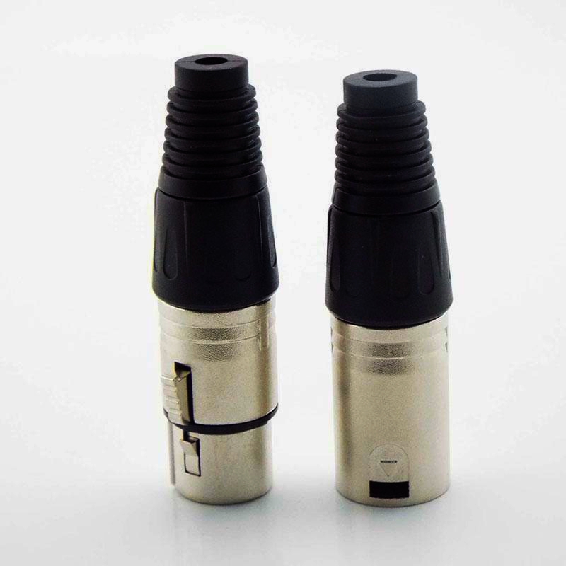 XLR розapos;єм 4-pin Amphenol, нікельовані контакти, зажим Ø 3.0-6.5 мм, базова модель