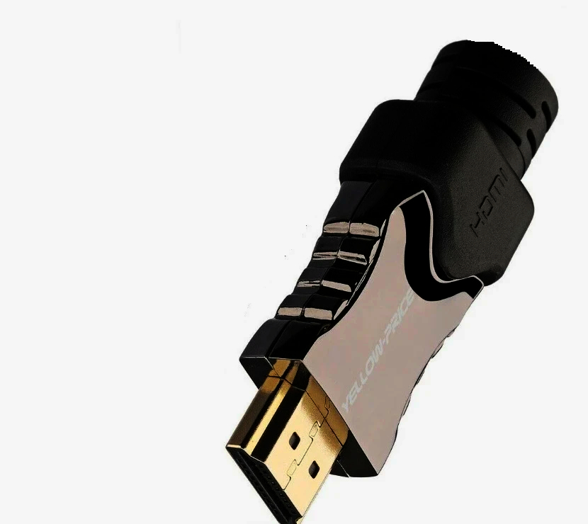 Преміум HDMI розapos;єм I-Taki 19 контактів, позолота 24К, штекер, для монтажу, 1м