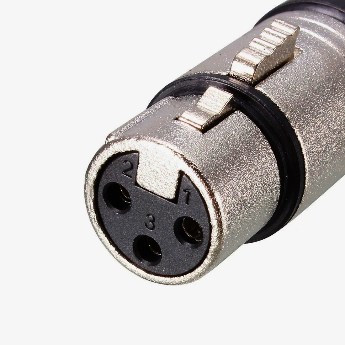 XLR розapos;єм MOCO 3 контакта мама, пайка, нікель, високоякісний звук для аудіообладнання