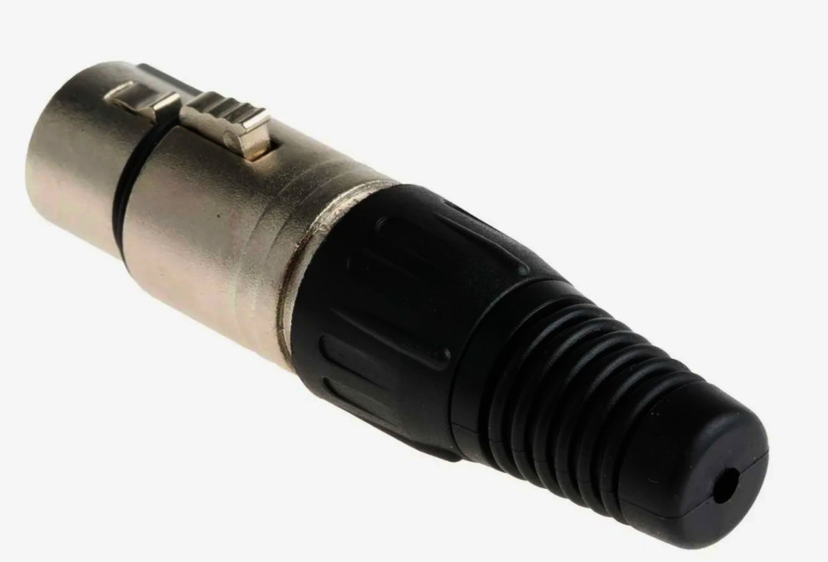 MOCO XLR-4 розapos;єм 4 контакта, никельований, стійкий до зносу, 1м для якісного зapos;єднання