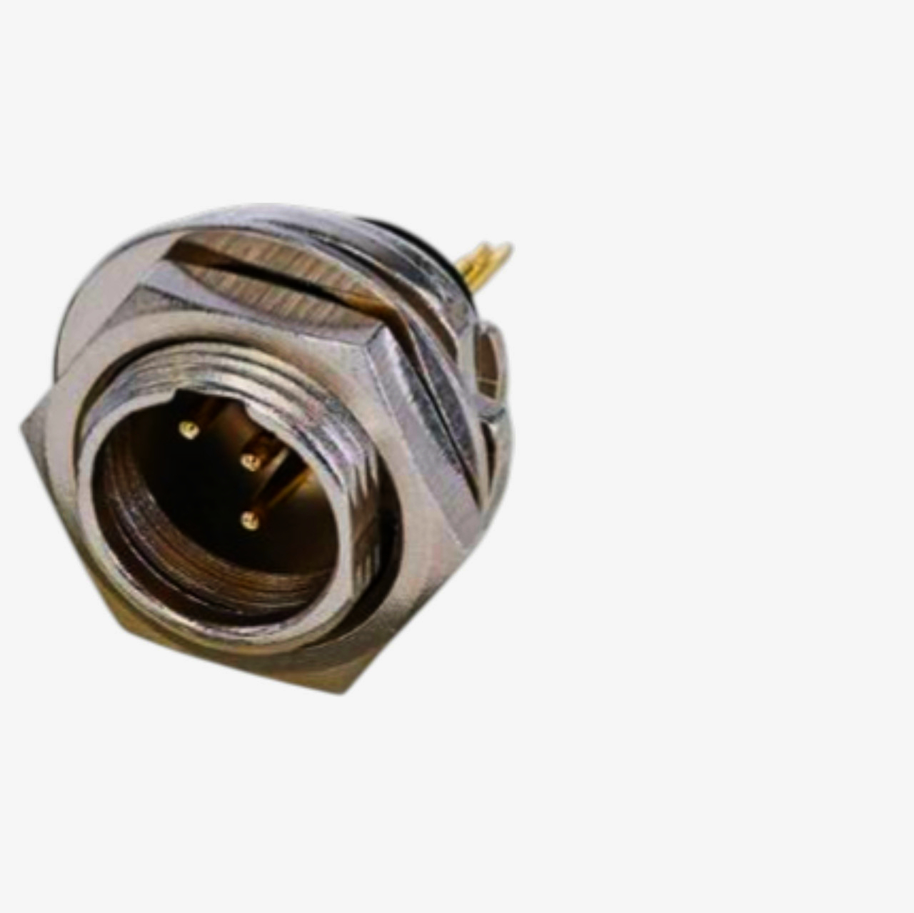 Панельний роз'єм Mini XLR 3-контактний SA108-3P (тато) латунь, 1м, MOCO, оригінал