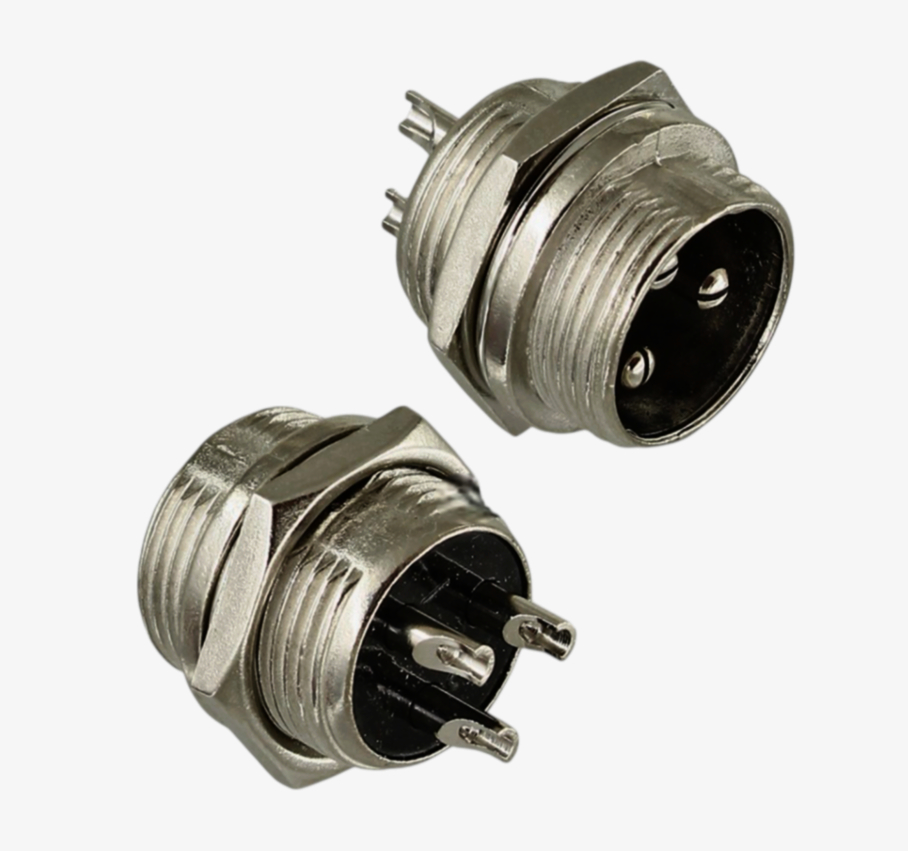 Панельний розapos;єм mini XLR 3-pin MOCO SA137-3P метал для звукових систем, 1 м