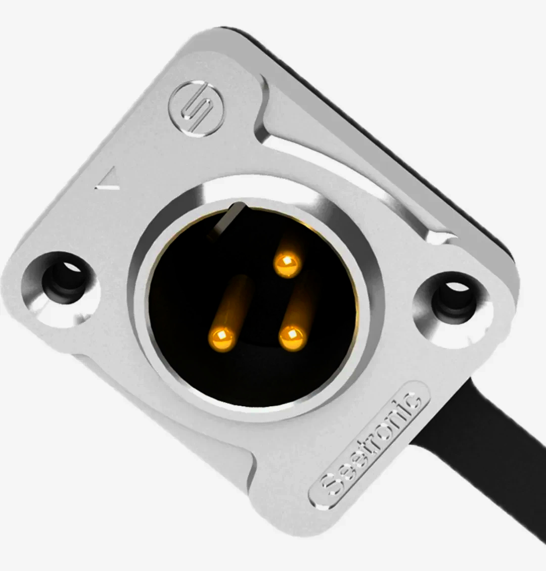 Панельний розapos;єм XLR Чоловічий 3pin WP SA289-SC-PG-WP для монтажу IP65, оригінал, 1м