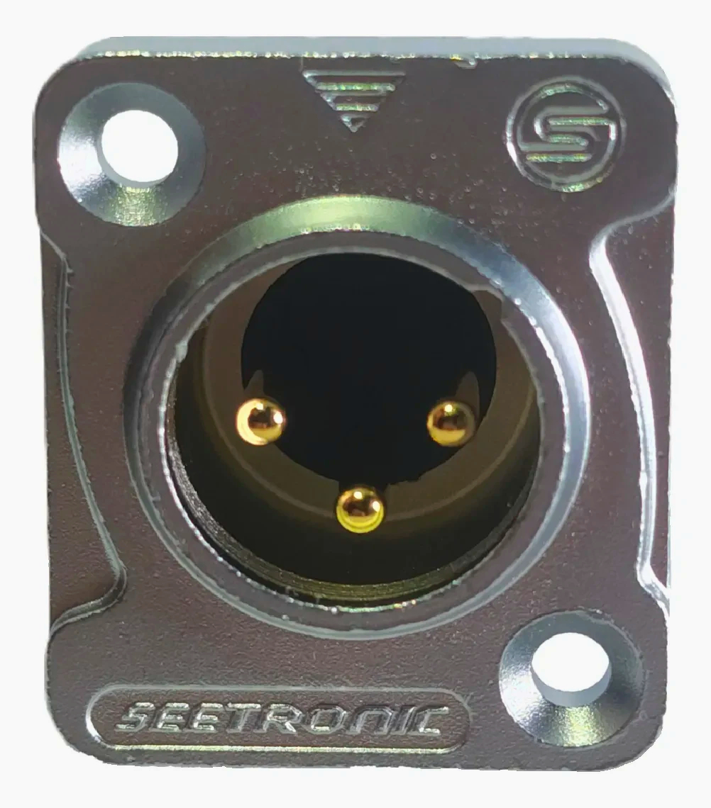 Панельний розapos;єм XLR Чоловічий 3pin WP SA289-SC-PG-WP для монтажу IP65, оригінал, 1м