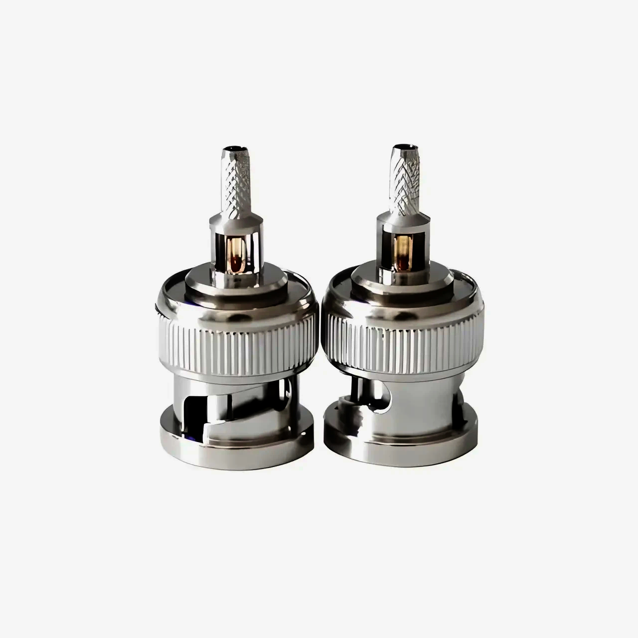 BNC-роз'єм Telegärtner J01002A0036 75 Ом G4 для кабелю RG-179B/U, метал, обжим, 1 м