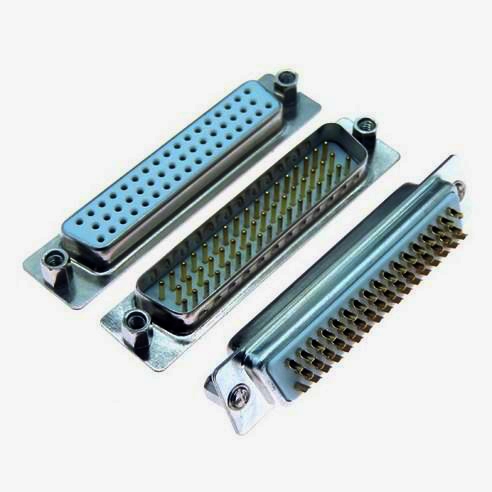 Разapos'єм D-SUB 50 pin, гніздо трьохрядний, під пайку, золото, New Tide (Тайвань)