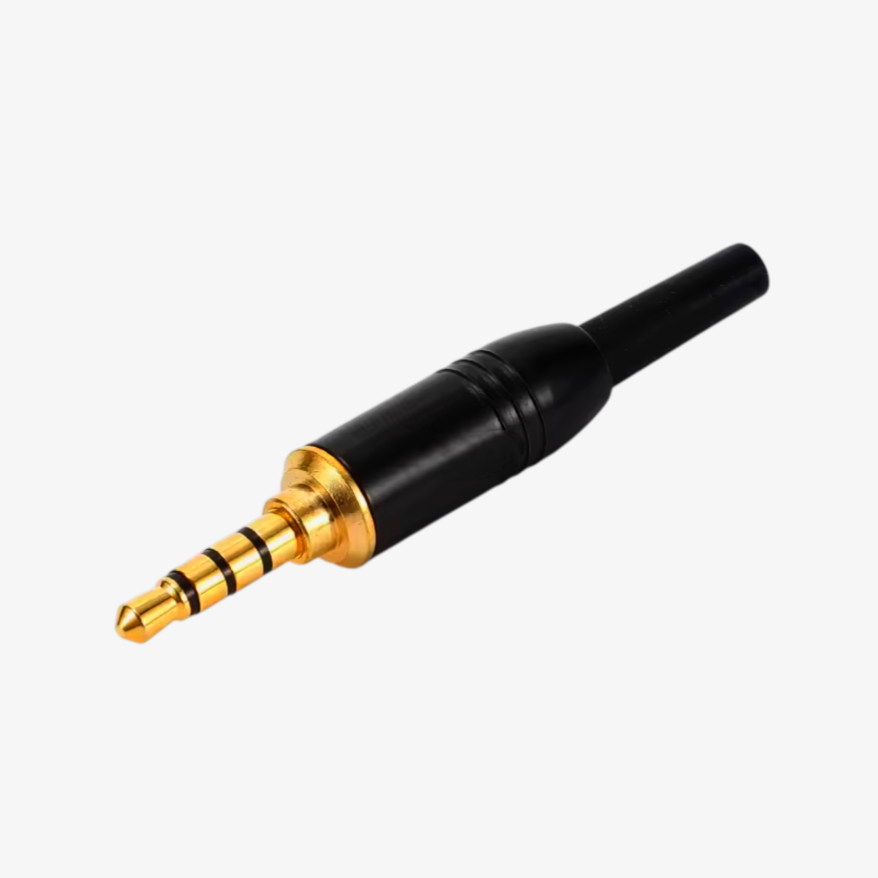 Раз'єм 3.5 мм 4-контактний mini Jack i-Taki з подовженою гільзою для мобільних пристроїв 1 м