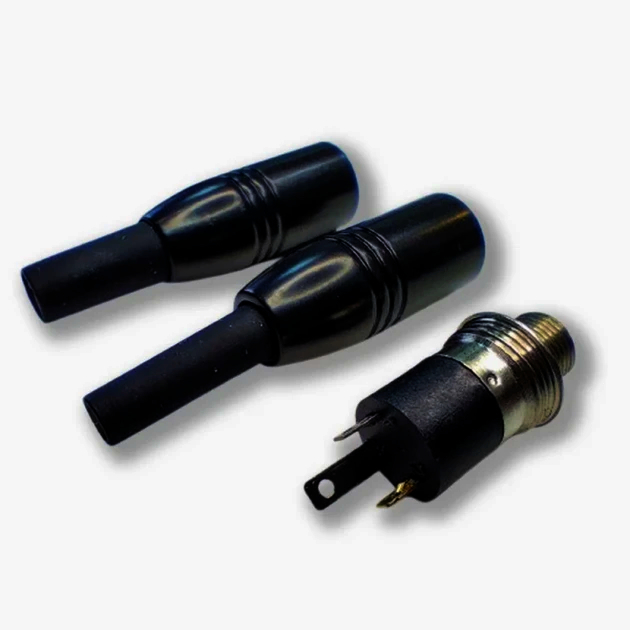 Разъем mini Jack 3.5 мм SB404B+SA4.5 для стереопідключення 4.5-6 мм кабелів з фіксатором