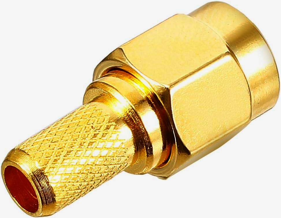 Коаксіальний розapos;єм SMA штекер 50 Ом G7 (RG-316/U) 1 м, пайка, обжимний корпус, оригінал